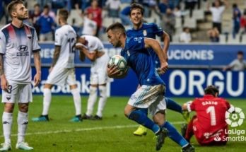 Ortuño apareció a tiempo para el Oviedo. Vía: LaLiga