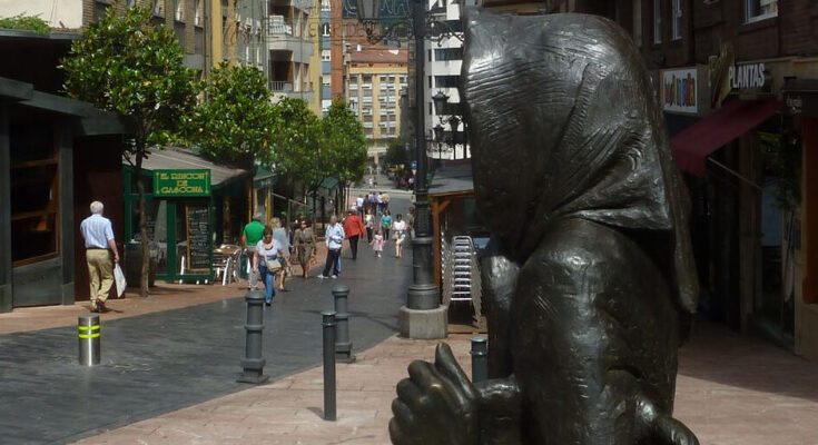 Calle Gascona de Oviedo